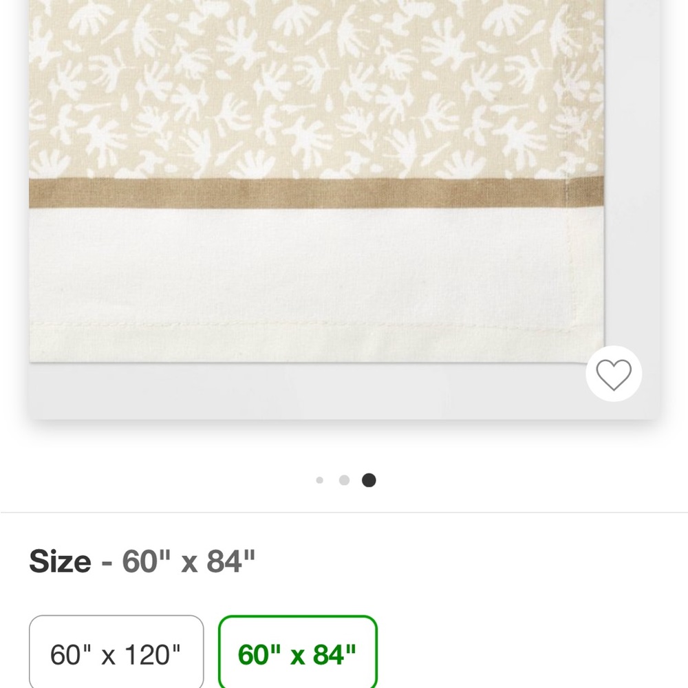 Studio McGee Threshold 60” x 84” Adorable table cloth. NWT!